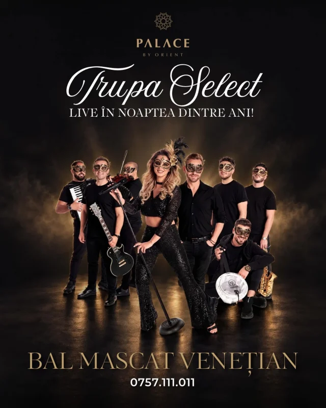 Trupa Select dă tonul petrecerii de Revelion! 🎶🥂 Pe 31 decembrie, ne întâlnim la Palace by Orient pe…